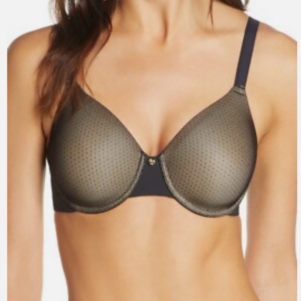 Natori Black Mesh Esteem Women's Bra 32DD
